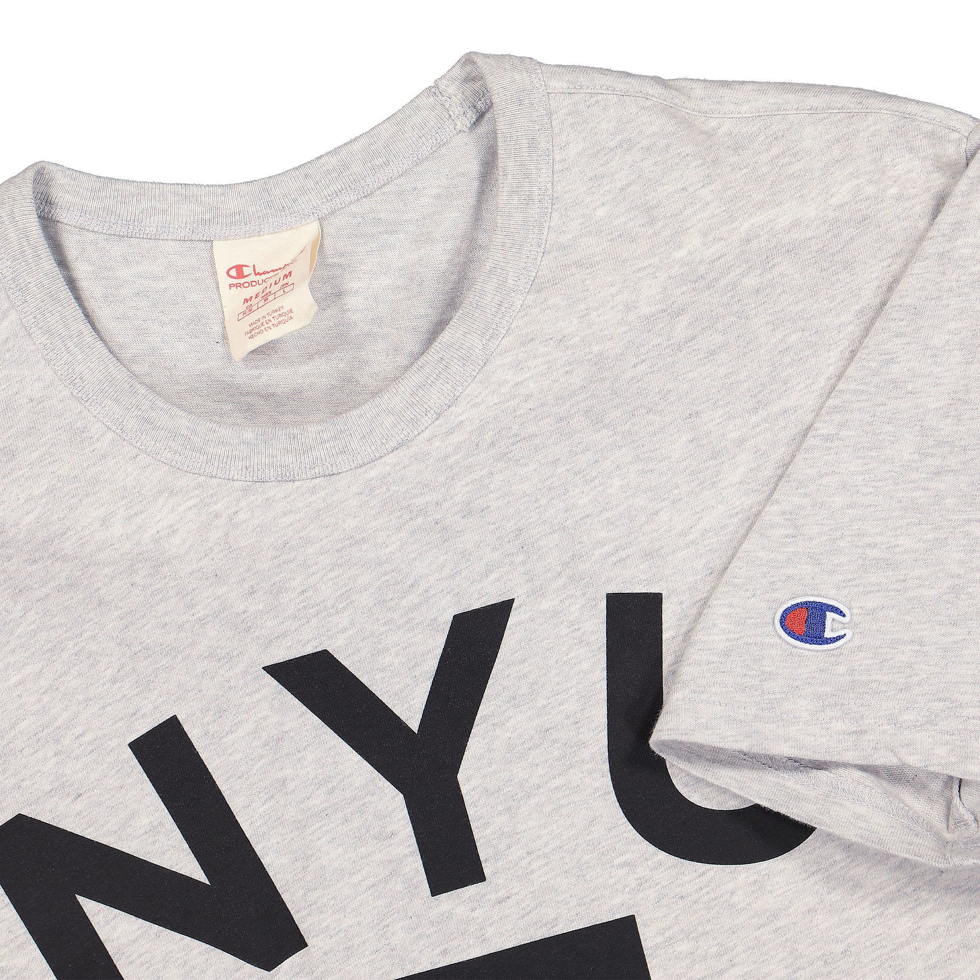 Champion Crewneck T-Shirt Grey T-Shirts Close-up | Overkill