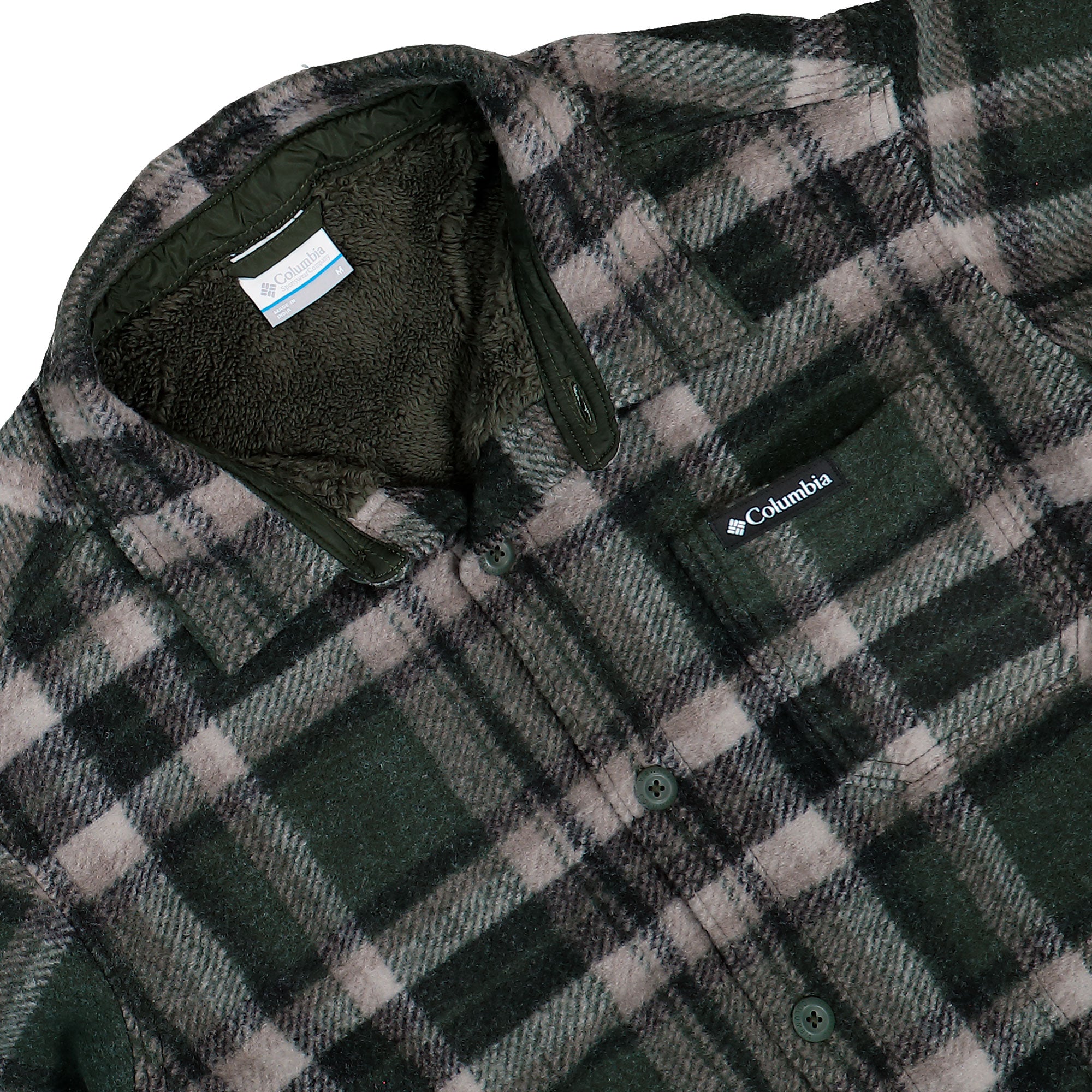 Columbia Hunter Arch™ Shirt Jacket Greenscape Track Plaid Jackets 2173651366 Detailfoto | Overkill
