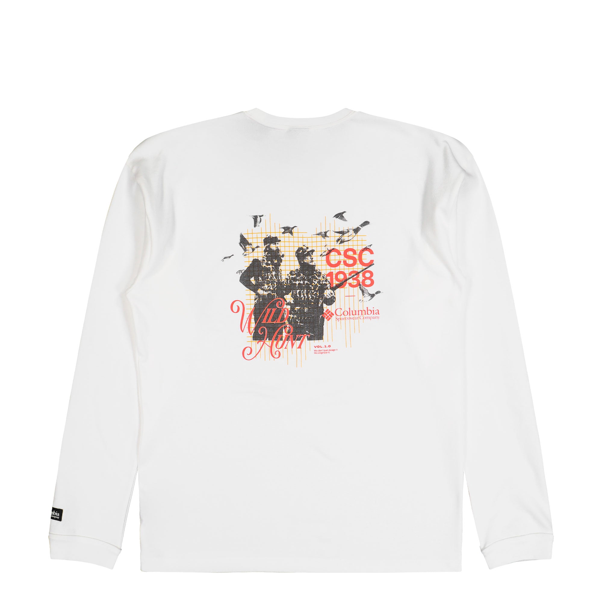 Columbia CSC1938™ V1 Long Sleeve Tee Sea Salt Longsleeves XM8852-125 Close-up | Overkill
