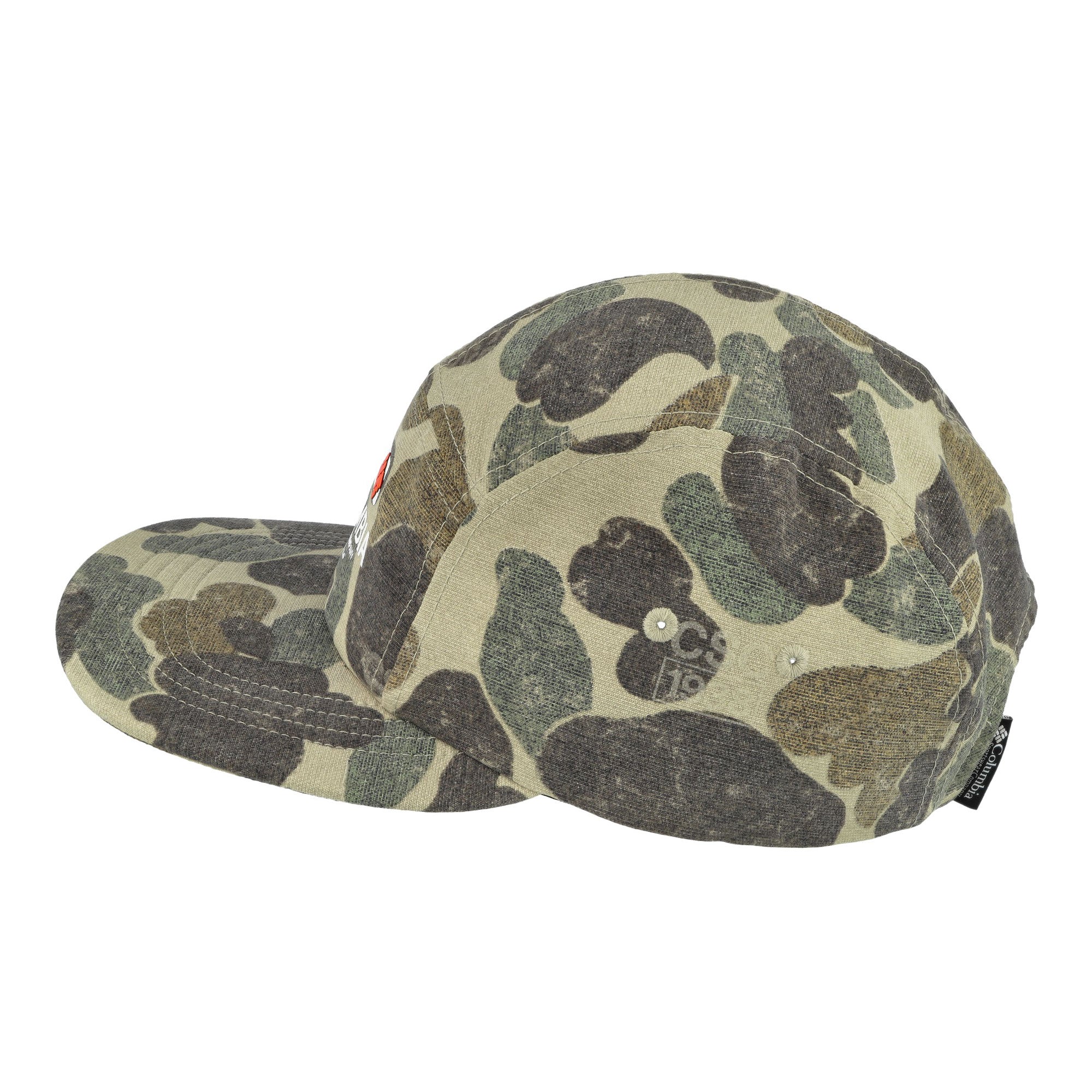 Columbia CSC1938™ V1 5 Panel Hat British Tan Duck Camo Caps 2176211265 Close-up | Overkill
