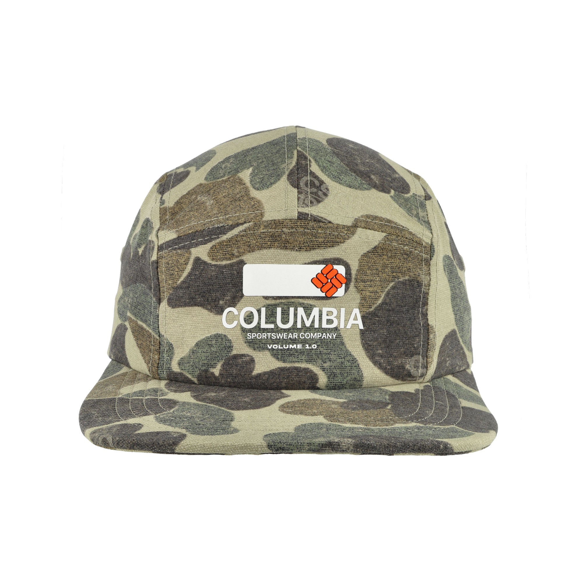 Columbia CSC1938™ V1 5 Panel Hat British Tan Duck Camo Caps 2176211265 Detail View 1 | Overkill
