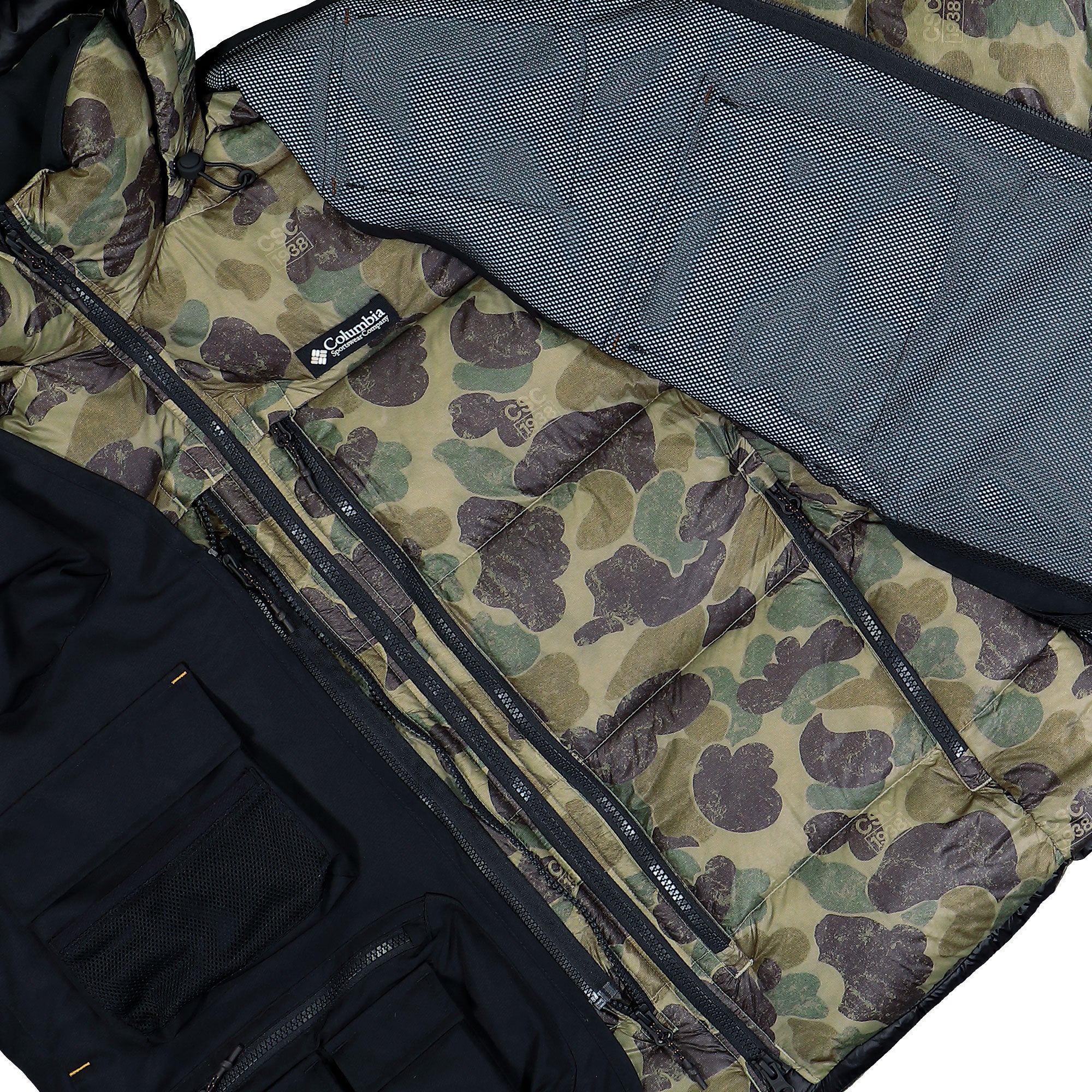 Columbia CSC1938™ Dually Mountain Jacket British Tan Duck Camo Puffer Jackets 2176841265 Detail View 5 | Overkill
