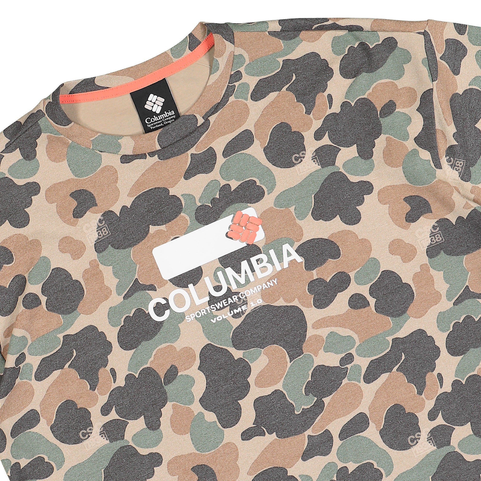 Columbia CSC1938™ V1 Printed Long Sleeve Tee British Tan Duck Camo Longsleeves XM9621-265 Detailfoto | Overkill
