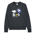 Champion Peanuts x Champion Crewneck Sweatshirt Faded Black Sweatshirts 217798-T071 | Overkill