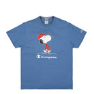 Champion Peanuts x Champion Crewneck T-Shirt Marine Blue T-Shirts 217808-T109 | Overkill