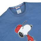 Champion Peanuts x Champion Crewneck T-Shirt Marine Blue T-Shirts Close-up | Overkill
