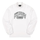 Stussy Tribute Terry Mock Neck White Sweatshirts 218098 / 1201 | Overkill