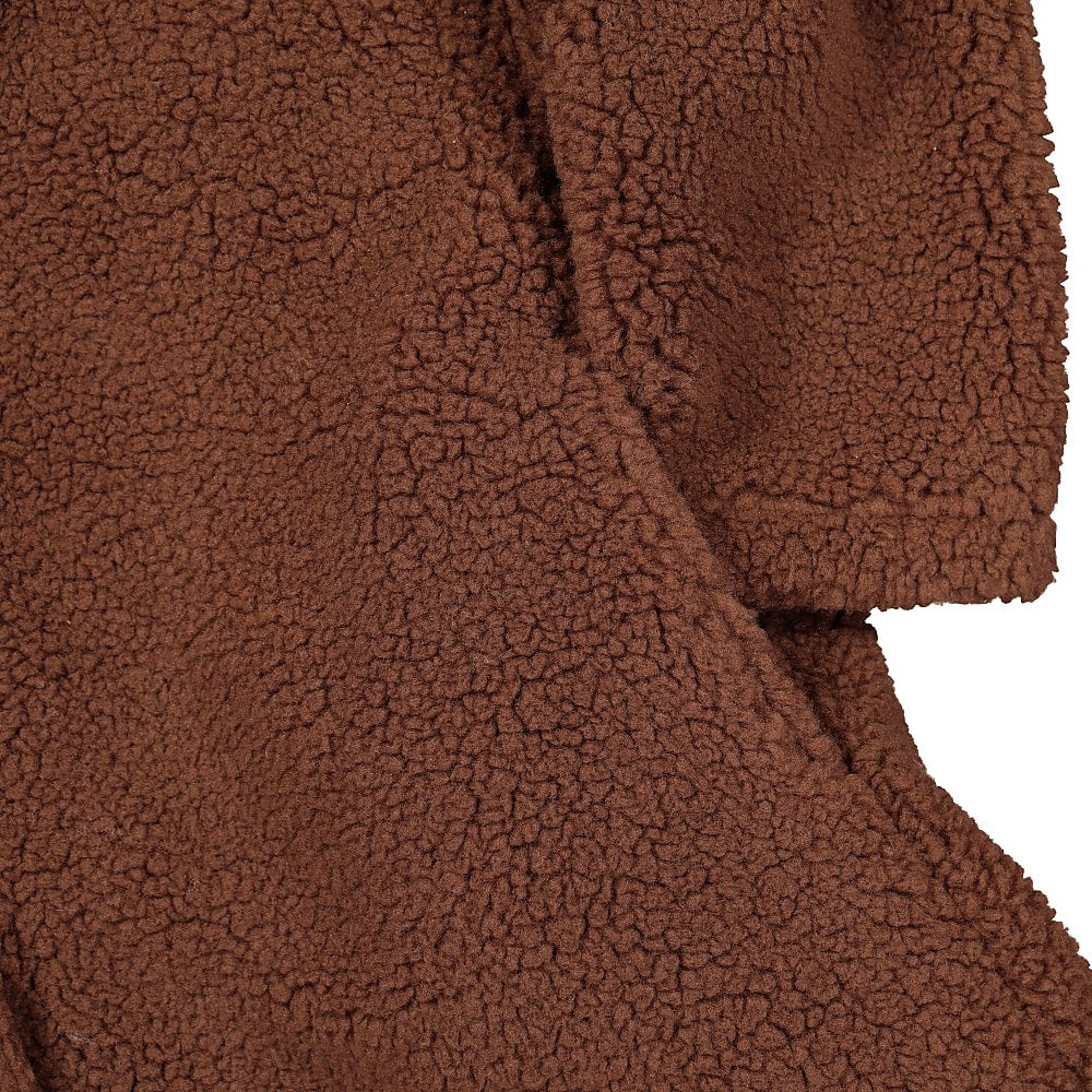 Stussy Kuna Sherpa Car Coat Brown Coats Detail view 1 | Overkill