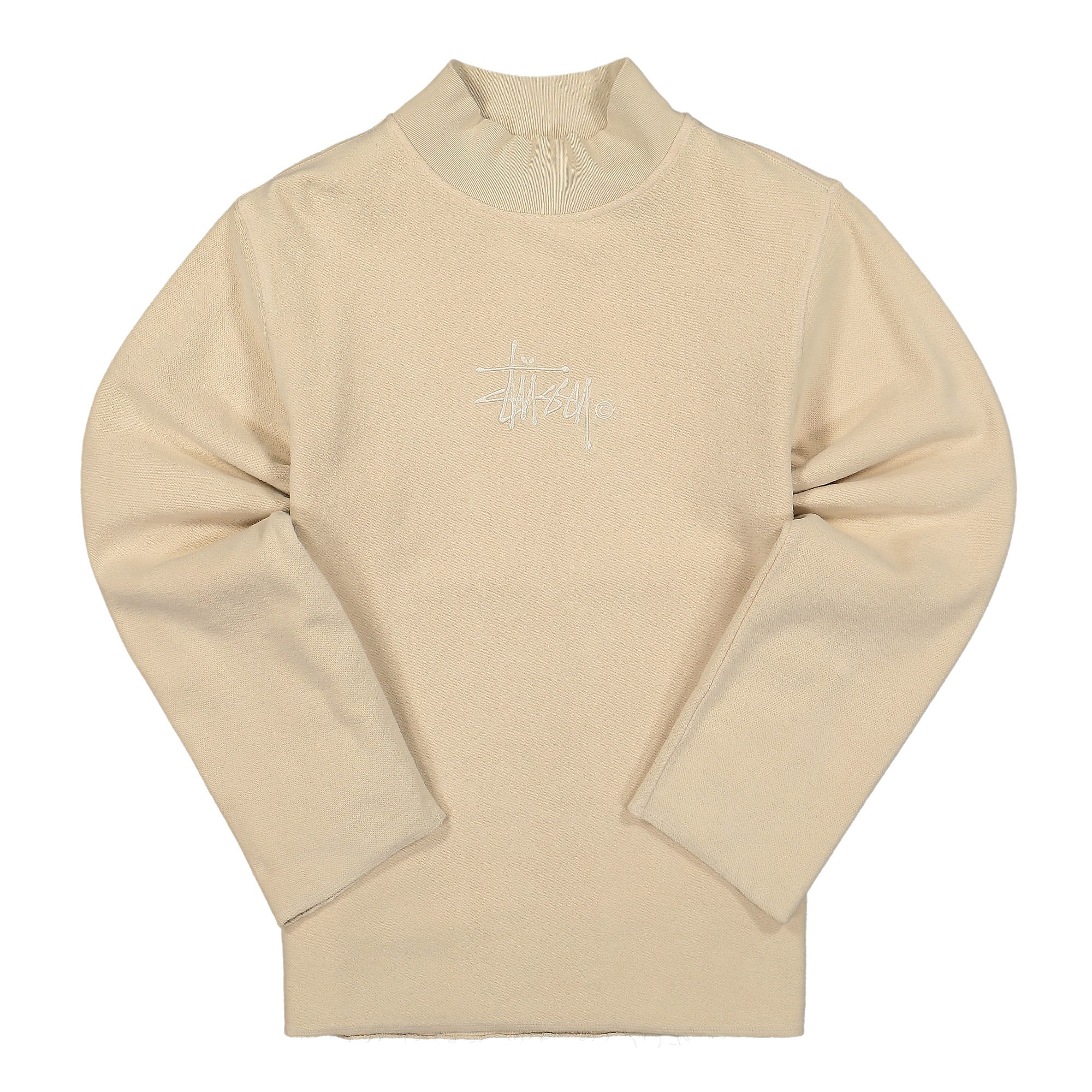Stussy Gen Mock Fleece Natural Sweatshirts 218125 / 1002 | Overkill