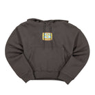 Stussy AgneSS Boxy Crop Hood Charcoal Hoodies 218127 / 0002 | Overkill