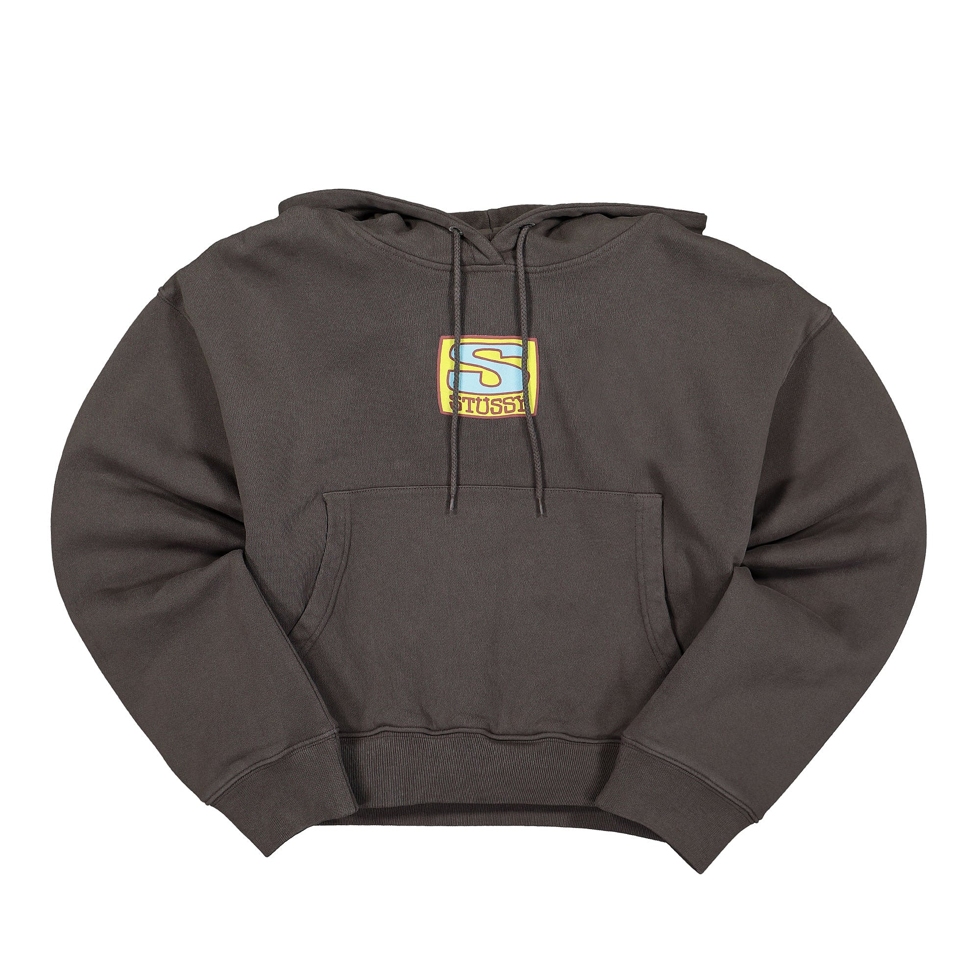 Stussy AgneSS Boxy Crop Hood Charcoal Hoodies 218127 / 0002 | Overkill
