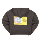 Stussy AgneSS Boxy Crop Hood Charcoal Hoodies Material | Overkill
