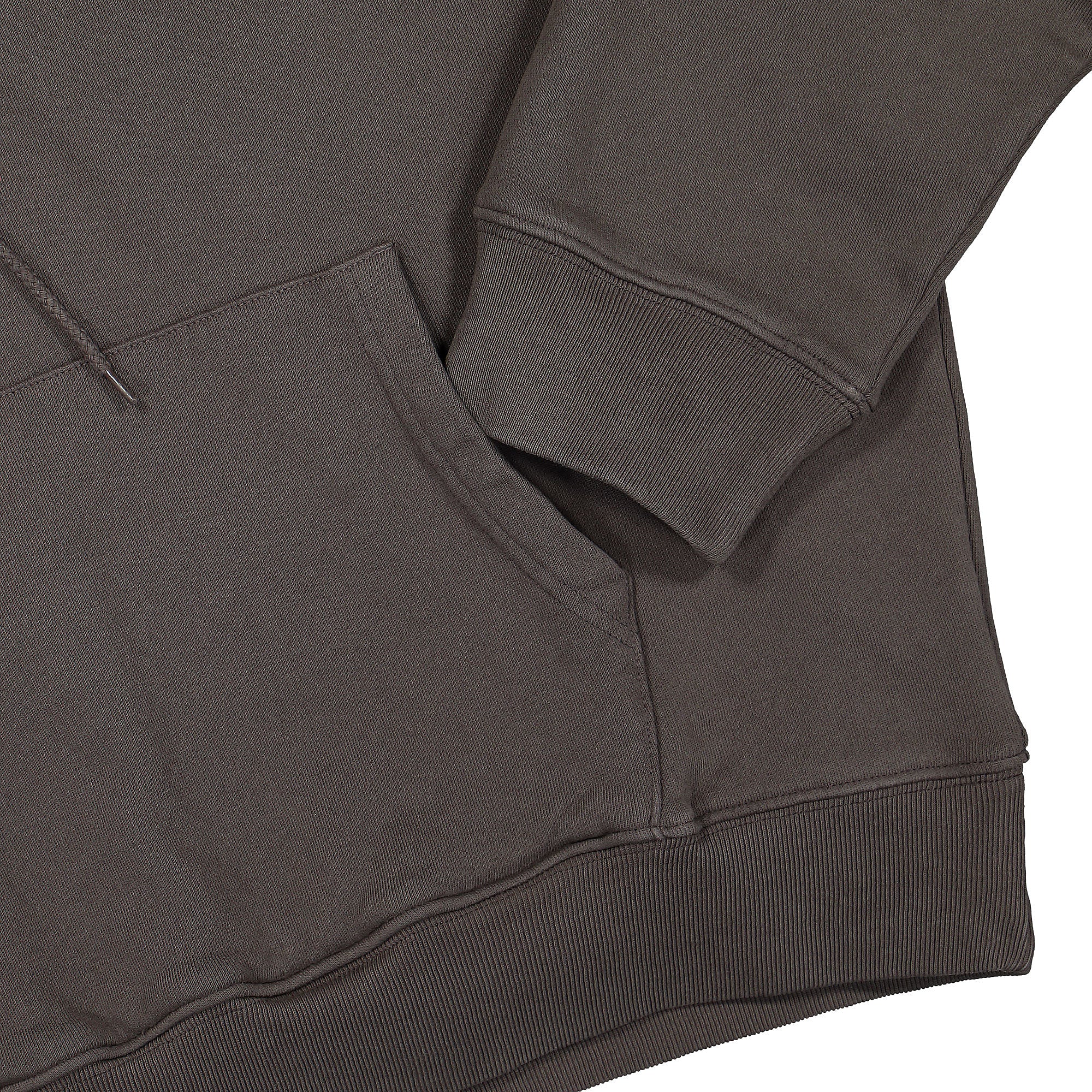 Stussy AgneSS Boxy Crop Hood Charcoal Hoodies Detailfoto | Overkill