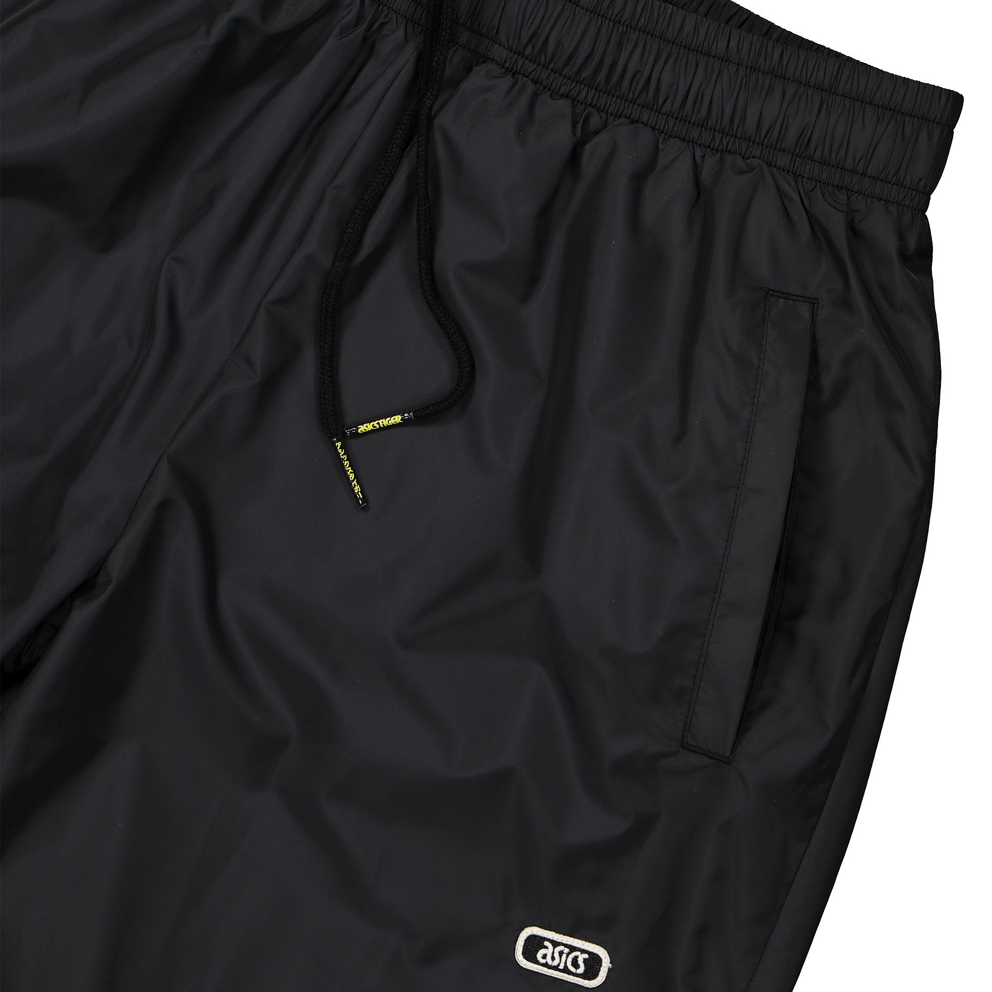Asics Color Block Woven Pant Performance Black Sweat & Track Pants Close-up | Overkill