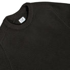 C.P. Company Full Rib Cotton Lens Crewneck Sweater Raven Sweater 21CMKN101A-006608A 985 Detailfoto | Overkill
