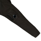 C.P. Company Full Rib Cotton Lens Crewneck Sweater Raven Sweater 21CMKN101A-006608A 985 Detail View 1 | Overkill
