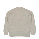 C.P. Company Chenille Cotton Lens Crewneck Sweater Flint Grey Sweatshirts 21CMKN196A-005558G 936 Close-up | Overkill