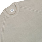 C.P. Company Chenille Cotton Lens Crewneck Sweater Flint Grey Sweatshirts 21CMKN196A-005558G 936 Detailfoto | Overkill