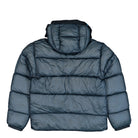 C.P. Company D.D. Shell Explorer Lens Down Jacket Orion Blue Jacket 21CMOW215A-110416A 871 Close-up | Overkill
