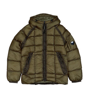C.P. Company D.D. Shell Hooded Puffer Jacket Ermine Jacket 21CMOW702A-110416A 340 | Overkill
