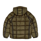 C.P. Company D.D. Shell Hooded Puffer Jacket Ermine Jacket 21CMOW702A-110416A 340 Close-up | Overkill
