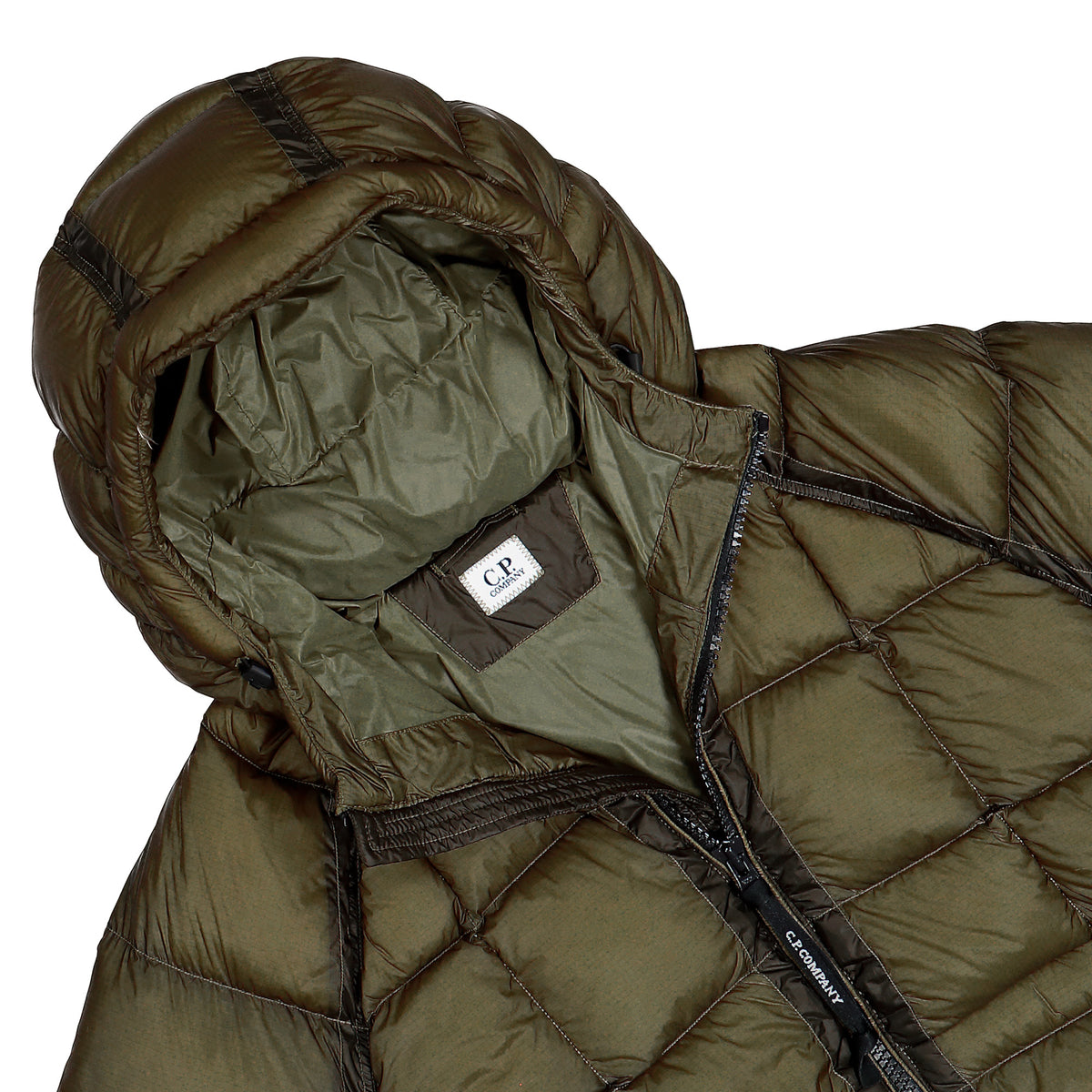 C.P. Company D.D. Shell Hooded Puffer Jacket Ermine Jacket 21CMOW702A-110416A 340 Detailfoto | Overkill
