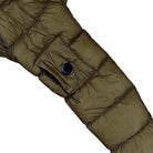 C.P. Company D.D. Shell Hooded Puffer Jacket Ermine Jacket 21CMOW702A-110416A 340 Detail View 2 | Overkill
