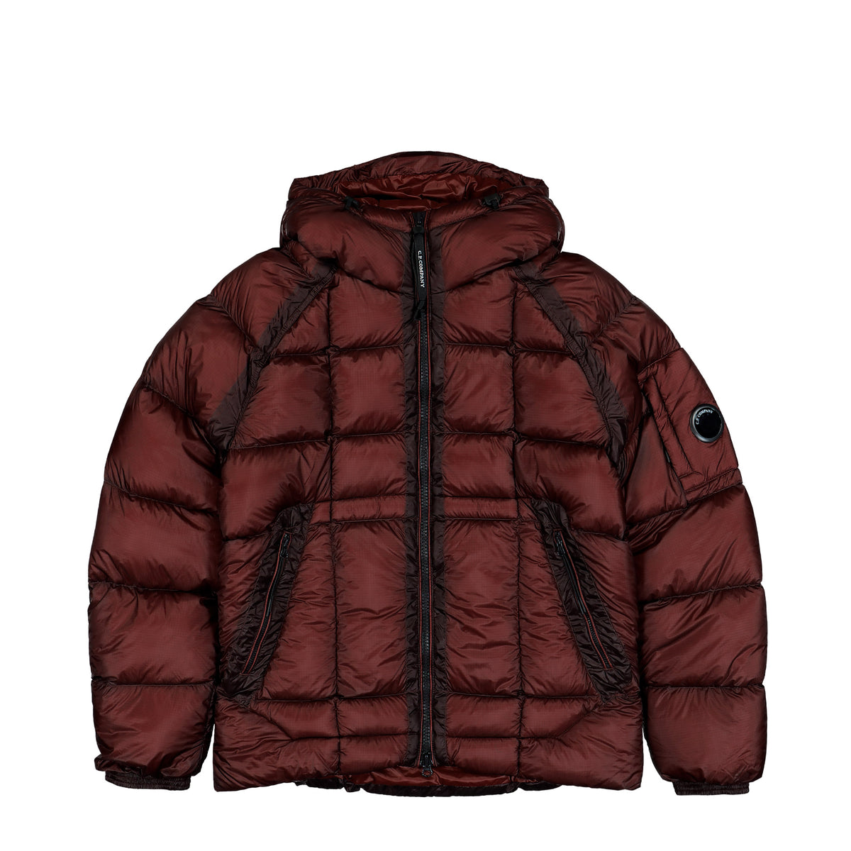 C.P. Company D.D. Shell Hooded Puffer Jacket Andorra Jackets 21CMOW702A-110416A 592 | Overkill