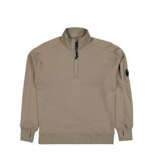 C.P. Company Diagonal Raised Fleece Half Zip Lens Sweatshirt Fallen Rock Sweatshirts 21CMSS033A-005086W 356 | Overkill