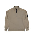 C.P. Company Diagonal Raised Fleece Half Zip Lens Sweatshirt Fallen Rock Sweatshirts 21CMSS033A-005086W 356 | Overkill