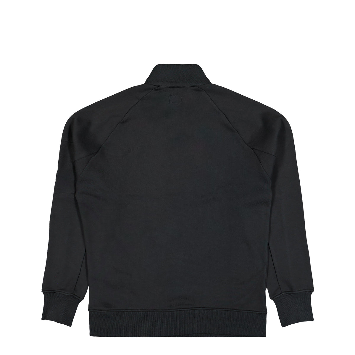 C.P. Company Diagonal Raised Fleece Half Zip Lens Sweatshirt Raven Sweatshirts 21CMSS033A-005086W 985 Close-up | Overkill