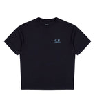 C.P. Company 30/1 Jersey Short Sleeve Comfort T-Shirt Total Eclipse T-Shirts 21CMTS135A-005100W 888 | Overkill