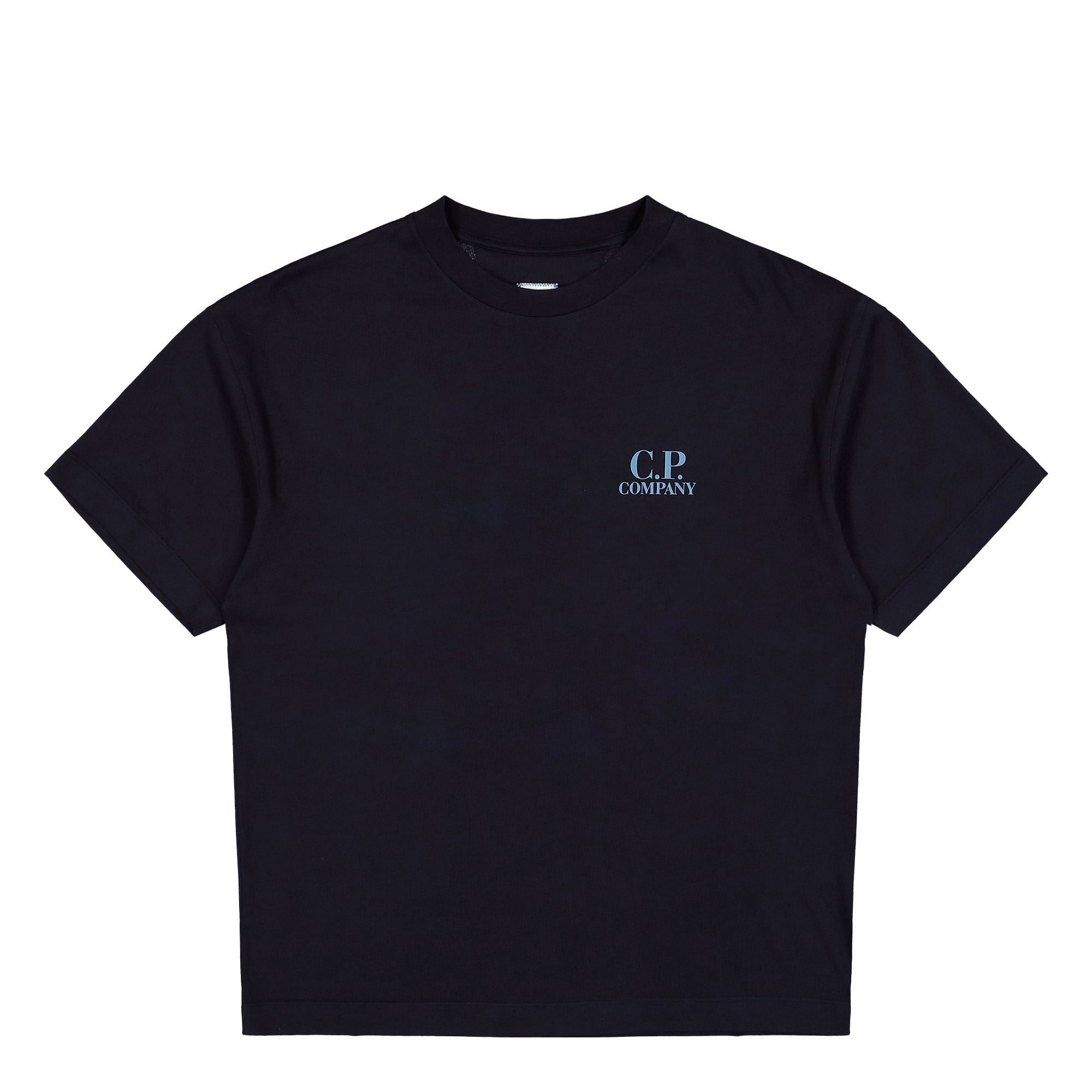 C.P. Company 30/1 Jersey Short Sleeve Comfort T-Shirt Total Eclipse T-Shirts 21CMTS135A-005100W 888 | Overkill