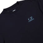 C.P. Company 30/1 Jersey Short Sleeve Comfort T-Shirt Total Eclipse T-Shirts 21CMTS135A-005100W 888 Detailfoto | Overkill