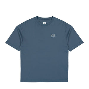 C.P. Company 30/1 Jersey Short Sleeve British Sailor T-Shirt Orion Blue T-Shirt 21CMTS209A-110579W 871 | Overkill
