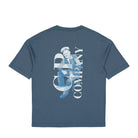 C.P. Company 30/1 Jersey Short Sleeve British Sailor T-Shirt Orion Blue T-Shirt 21CMTS209A-110579W 871 Close-up | Overkill
