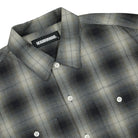 Neighborhood CR Check Longsleeve Shirt Black Shirts Close-up | Overkill