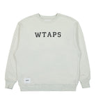 WTAPS Academy Crew Sweater Light Grey Sweatshirts 221ATDT-CSM18 | Overkill