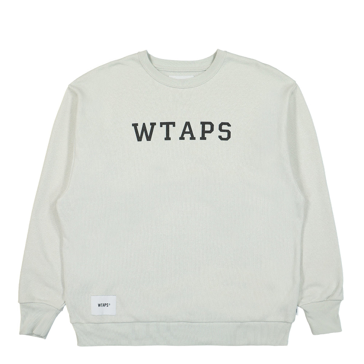 WTAPS Academy Crew Sweater Light Grey Sweatshirts 221ATDT-CSM18 | Overkill