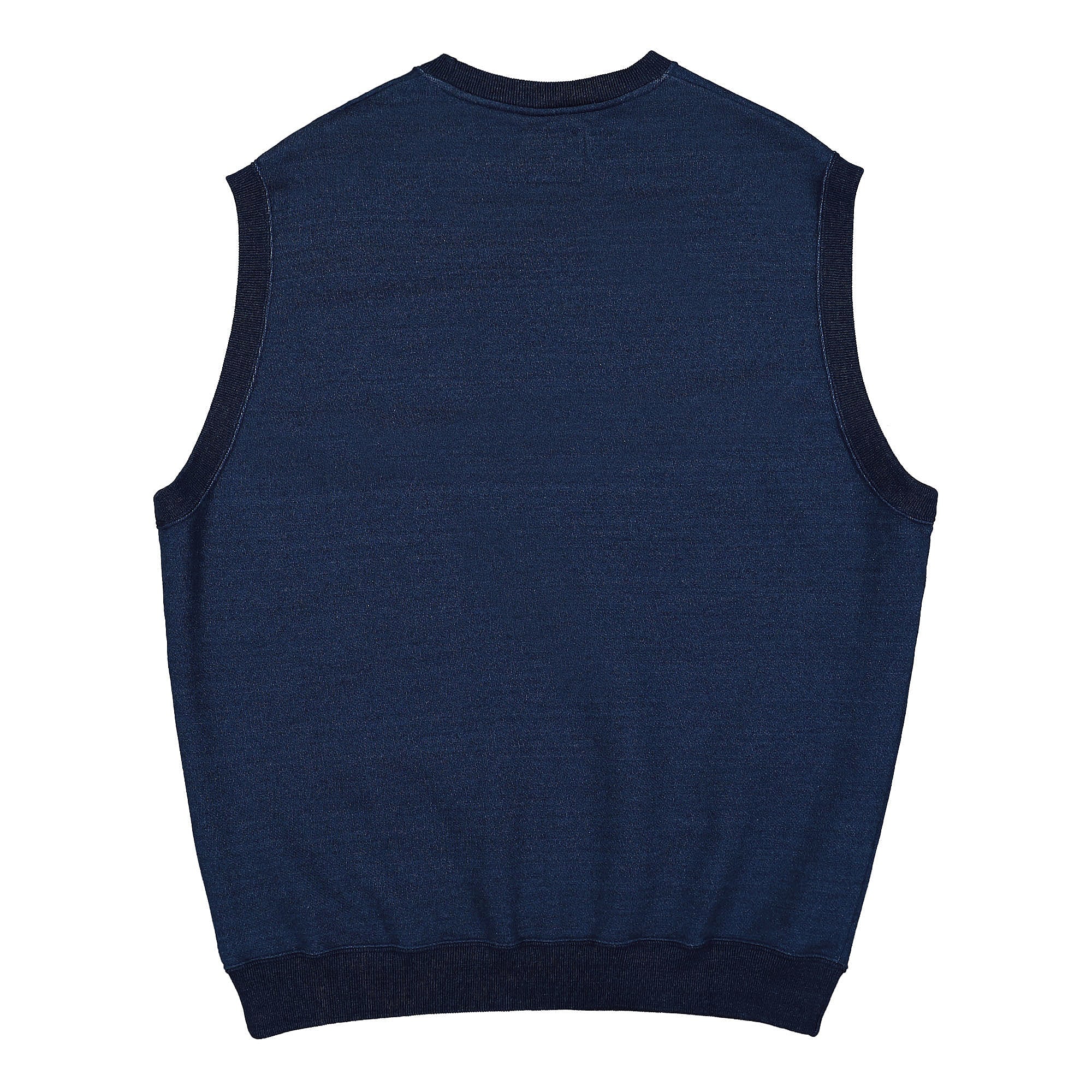 WTAPS Ditch Cotton Vest Indigo Sweater Vests Material | Overkill