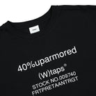 WTAPS 40PCT Uparmored Longsleeve Shirt Black Longsleeves Close-up | Overkill