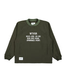 WTAPS Smock Nylon.Tussah Pullover Jacket Olive Drab Sweatshirts 221BRDT-JKM04 | Overkill