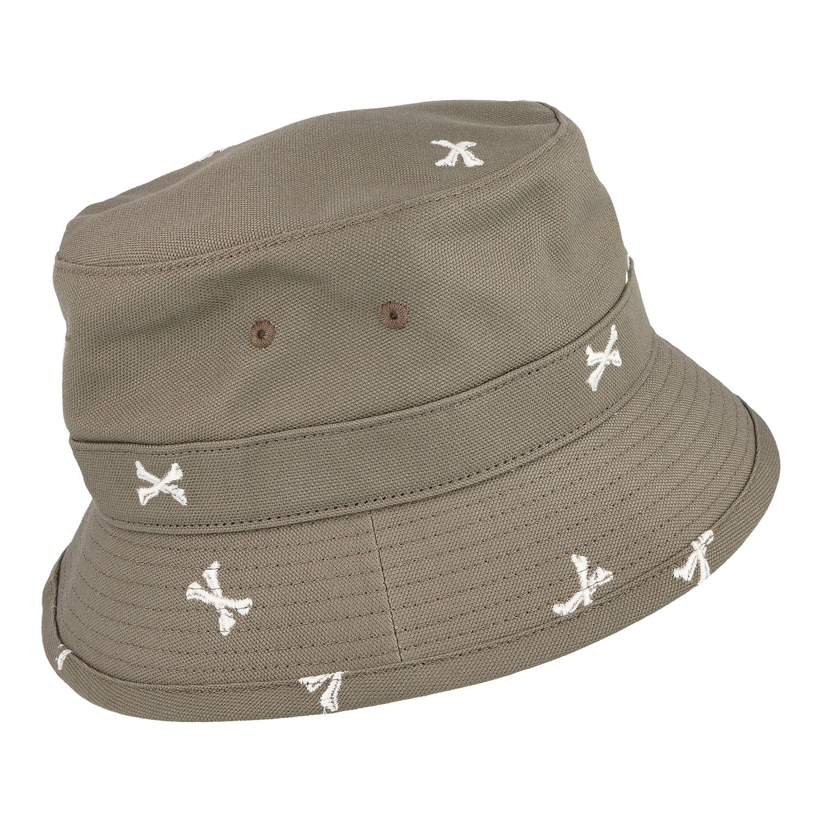 WTAPS Bucket 02 Hat Greige Bucket Hats Close-up | Overkill