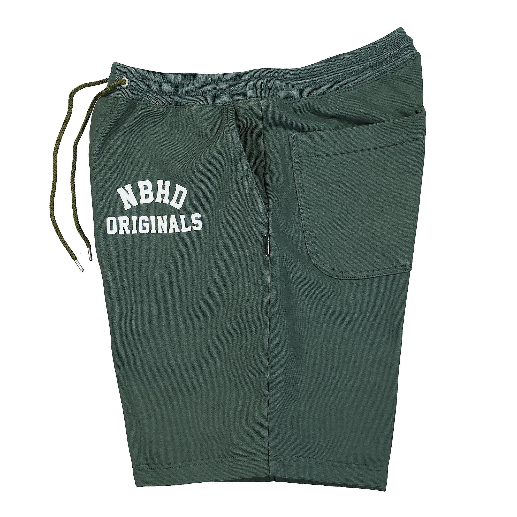 Neighborhood Sulfur Dye C-ST Sweat Short Green Shorts Close-up | Overkill
