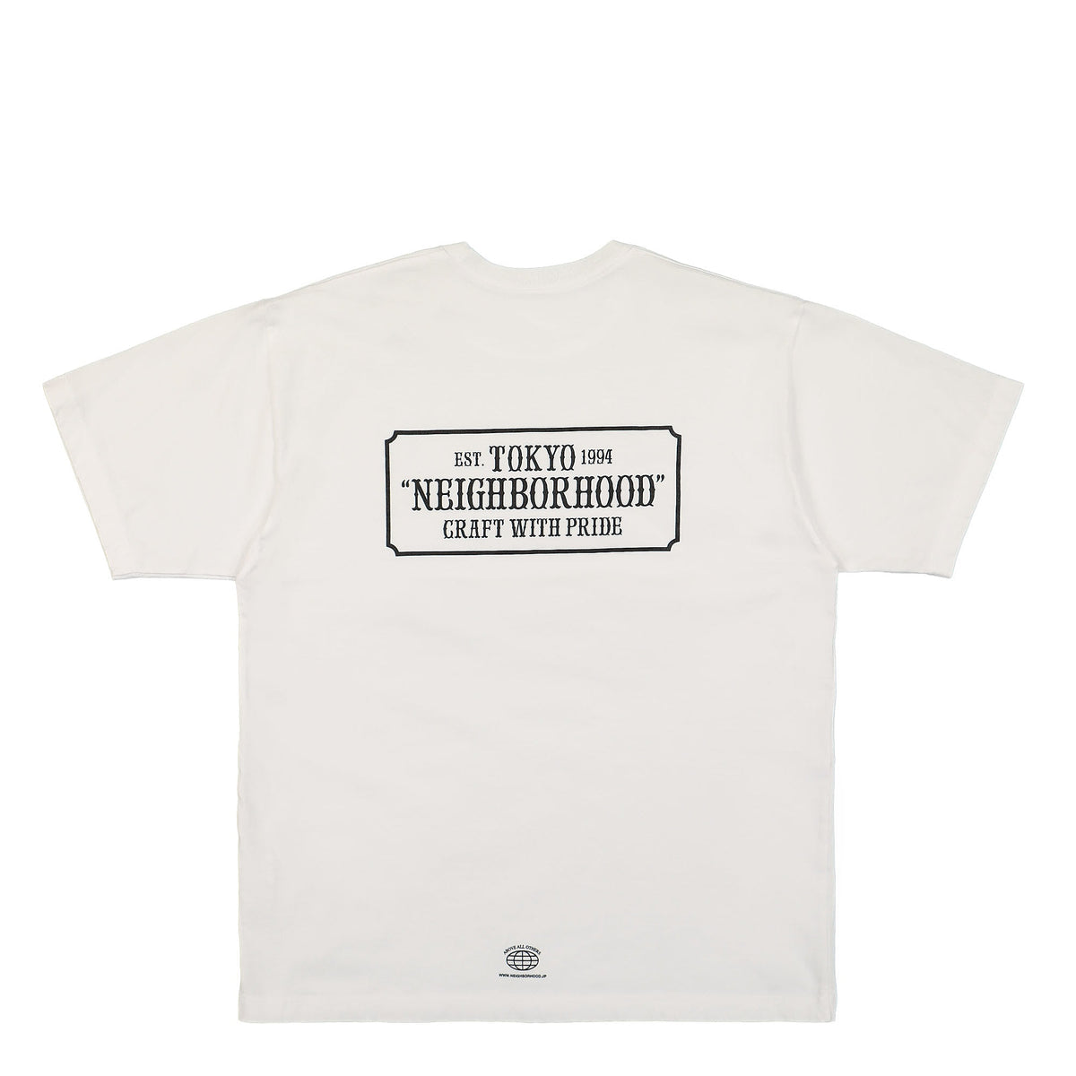 Neighborhood NH-1 T-Shirt White T-Shirts Close-up | Overkill