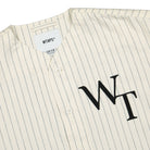 WTAPS League Longsleeve Shirt White Shirts Close-up | Overkill