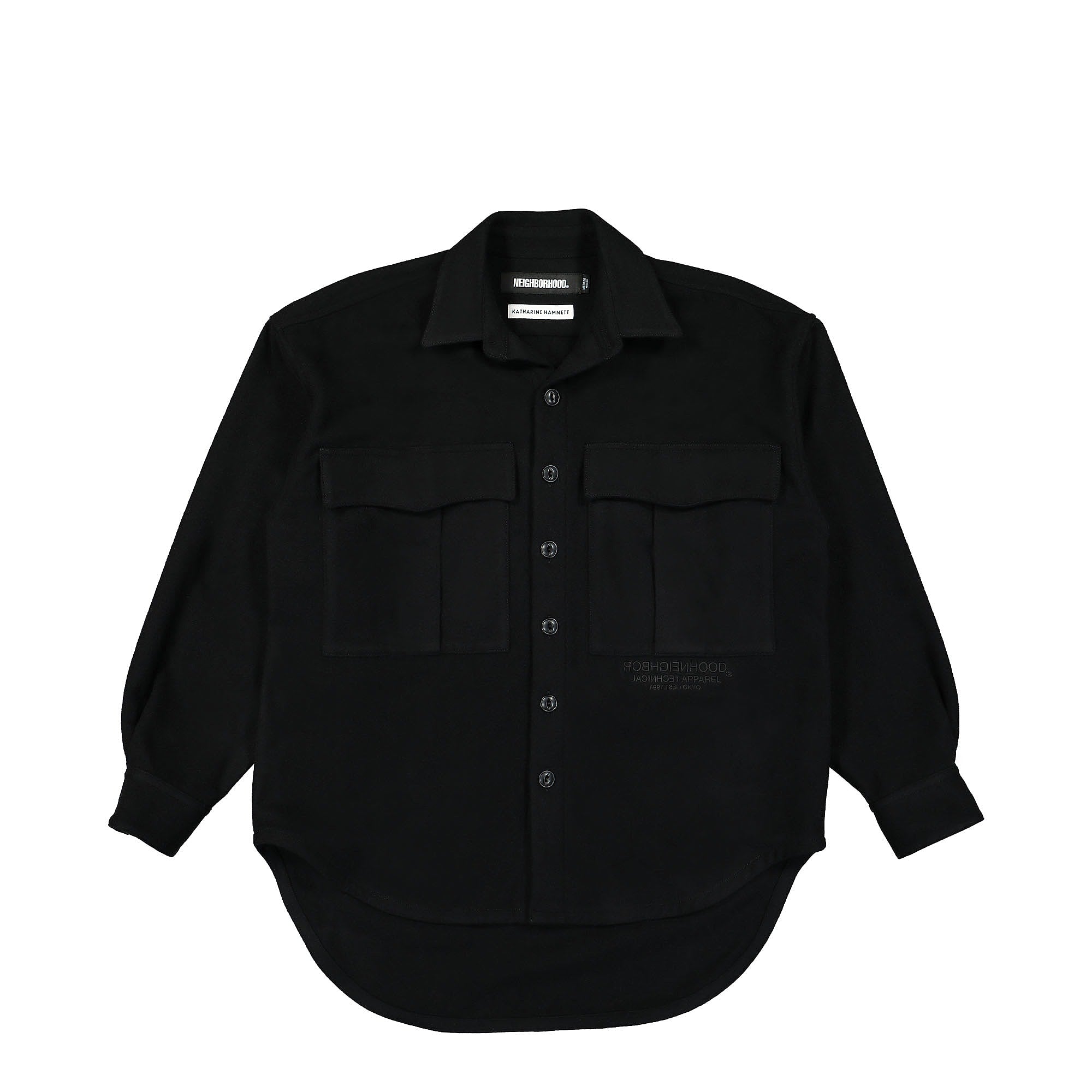 Neighborhood KH. 2 Pocket SH LS. WE Shirt Jacket Black Jackets 22214KHN-SHM01 | Overkill