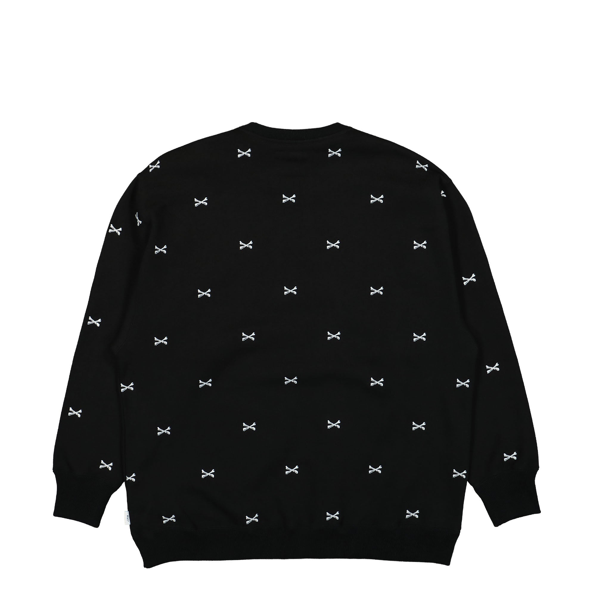 WTAPS ACNE Crossbones Crewneck Sweater Black Sweatshirts Material | Overkill