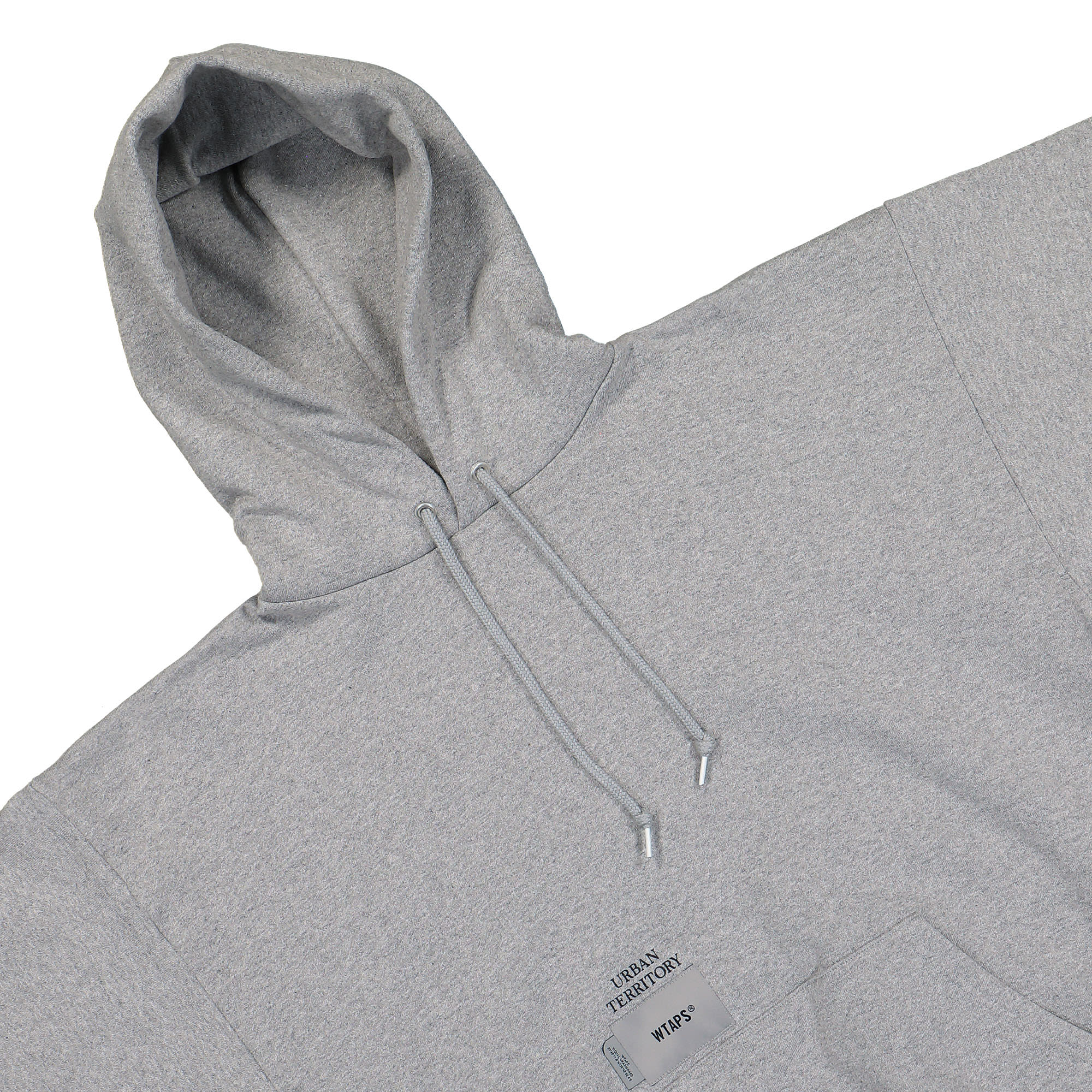WTAPS Cross Bones Hoodie Ash Gray Hoodies Material | Overkill