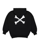 WTAPS Cross Bones Hoodie Black Hoodies Close-up | Overkill